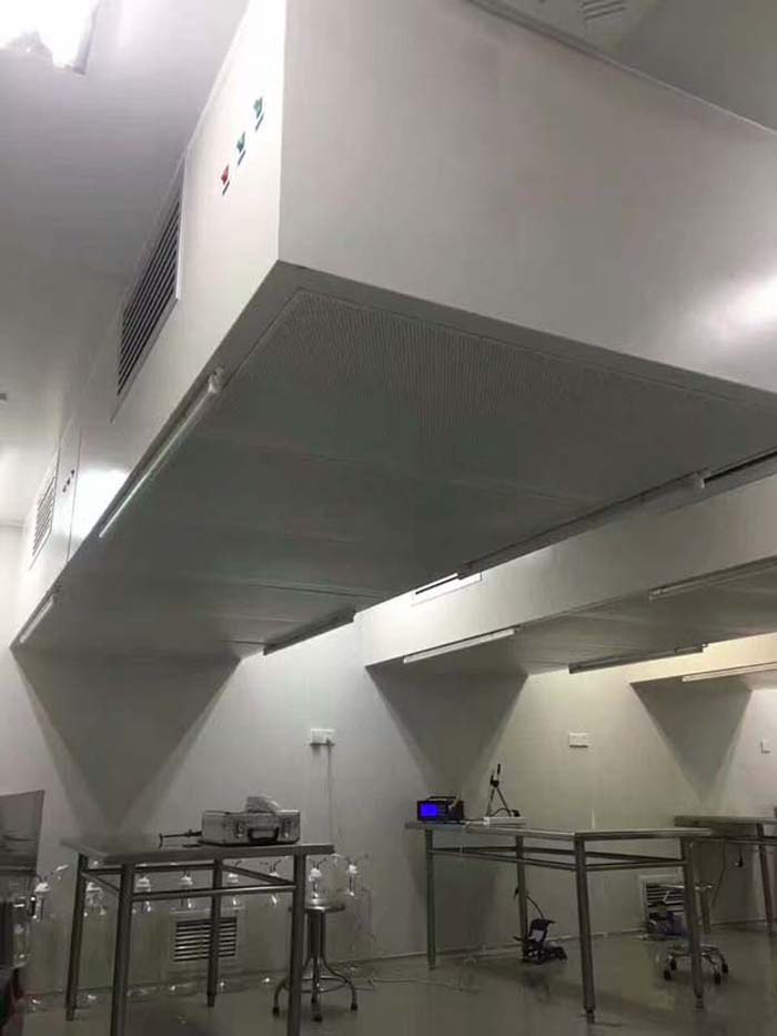 層流罩安裝實拍圖 層流罩安裝實拍圖